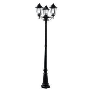  Outdoor Post Lamp - 3lt Black Ht 220 BPOSL1335