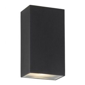  Led Outdoor Up/Down  Rectangle Wall Bracket, Black BPOSL1418
