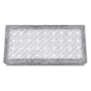  Led Outdoor & Indoor  Recessed Walkover Clear Rectangle  - White Led BPOSL1539
