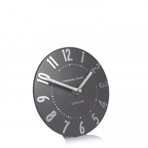 Bfs Clocks 6" Mulberry Mantel Clock Graphite Silver