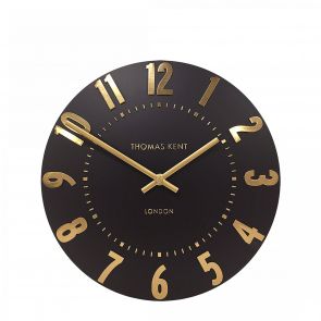 BFS Clocks 12'' Mulberry Wall Clock Onyx