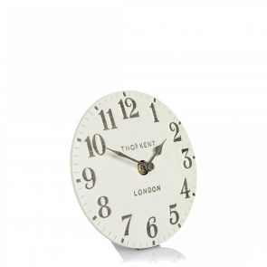 BFS Clocks 6" Arabic Mantel Clock Limestone