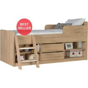Denver Low Sleeper With Storage Oak