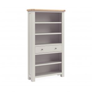 Somerset Dining Large Bookcase  - Stone Grey