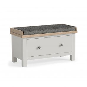 Mansion House Grey Hallway Bench With Drawer
