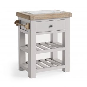 Somerset Dining Small Kitchen Island - Stone Grey