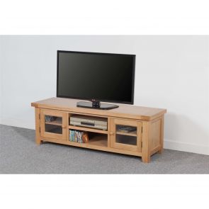 Chalkwell Oak Dining 1.5m Widescreen Oak TV Unit
