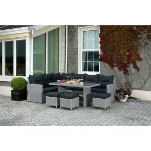 Bfs Outdoor Verwood Corner Casual Dining Set