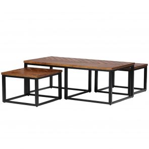 Surat Mango Coffee Table With 2 Side Tables