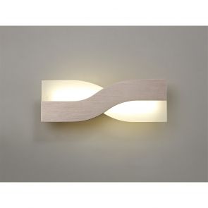 Bfs Lighting Aldora Wall Lamp, 1 x 8W LED, 3000K, 640lm, Brushed Brown/Frosted White,     IL0