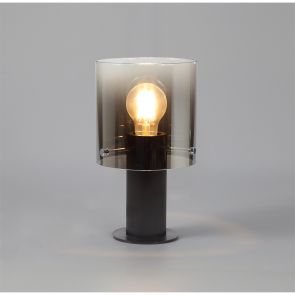 Bfs Lighting Brita Table Lamp, 1 Light Table Lamp E27, Black/Smoke Fade Glass IL4957HS