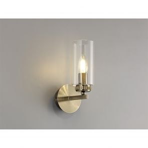 Bfs Lighting Daisy  Wall Lamp Switched, 1 x E14, Antique Brass IL8237HS