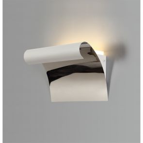 Bfs Lighting Davina Wall Lamp, 1 x 12W LED, 3000K, 840lm, Sand White/Polished Chrome,     IL5
