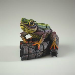 Edge Sculpture African Tree Frog - Rainbow Green