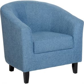 Taylor Tubs Tub Chair - Blue Fabric