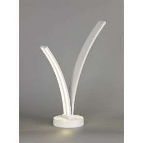 Bfs Lighting Juliet 2 Light Table Lamp Switched, 5W/7W LED, 4000K, 757lm, White,     IL9247HS