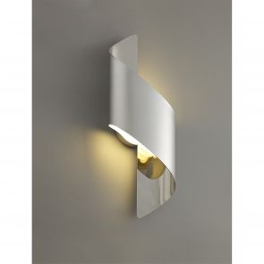 Bfs Lighting Kiara Wall Lamp Small, 1 x 8W LED, 3000K, 640lm, Silver/Polished Chrome,     IL1