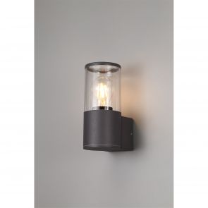 Bfs Lighting Maxine Wall Lamp 1 x E27, IP54, Anthracite/Clear,     ILCL/5777HS