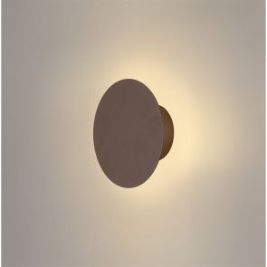  Melody Magnetic Base Wall Lamp, 12W LED 3000K 498lm, 15cm Round, Coffee IL3140KH