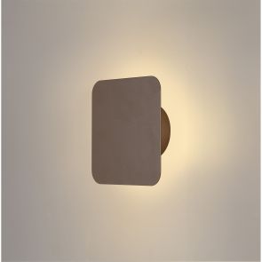  Melody Magnetic Base Wall Lamp, 12W LED 3000K 498lm, 15cm Square, Coffee IL5140K