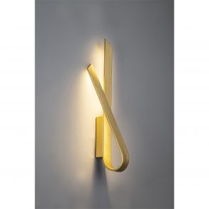Bfs Lighting Myka Wall Lamp, 1 x 12W LED, 3000K, 840lm, Sand Gold,     IL5637HS