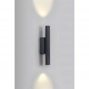 Bfs Lighting Nicole Wall Lamp, 2 x 3W LED, 3000K, 300lm, IP54, Dark Grey,     IL5067HS