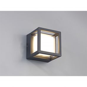 Bfs Lighting Raina Square Downlight, 1 x 6W LED, 3000K, 360lm, IP54, Anthracite,     IL9027HS