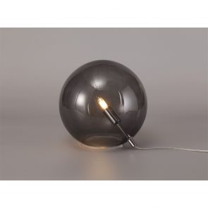 Bfs Lighting Rylee Table Lamp, 1 x G9, Polished Chrome/Smoked Glass IL0667HS