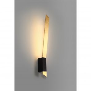 Bfs Lighting Serenity Wall Lamp, 1 x 8W LED, 3000K, 560lm, Satin Gold/Sand Black,     IL2637H