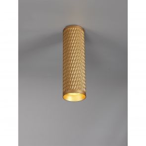 Bfs Lighting Sienna 20cm Surface Mounted Ceiling Light, 1 x GU10, Champagne Gold IL0208HS