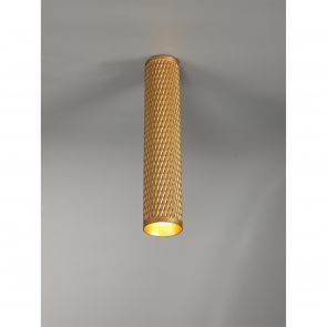 Bfs Lighting Sienna 30cm Surface Mounted Ceiling Light, 1 x GU10, Champagne Gold IL4208HS