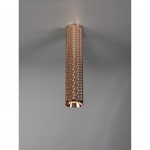 Bfs Lighting Sienna 30cm Surface Mounted Ceiling Light, 1 x GU10, Rose Gold IL5208HS