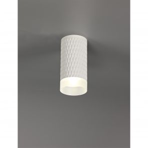 Bfs Lighting Sienna 1 Light 11cm Surface Mounted Ceiling GU10, Champagne Gold/Acrylic Ring IL