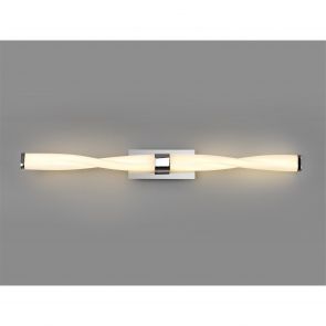 Bfs Lighting Clarisa Wall Lamp, 1 x 6W LED, 3000K, 420lm, Sand White/Polished Chrome,     IL0