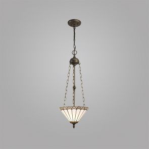 Bfs Lighting Una 2 Light Tree Like Table Lamp E27 With 40cm Shade, Grey/Crachel/Crystal/Ant B