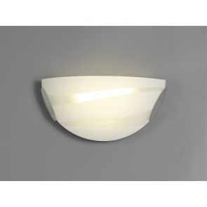  Vera Wall Lamp, 1 x 12W LED, 3000K, 780lm, Polished Chrome/White,     IL0677HS