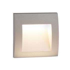 Bfs Lighting Ankle Outdoor Wall Light - Grey Aluminium & Frosted Glass