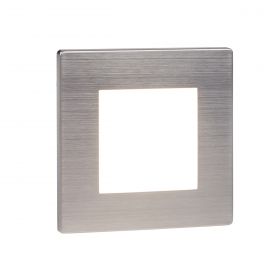 Bfs Lighting Ankle Outdoor Wall Light- Satin Silver & White Polycarbonate