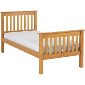 Newquay 3' Single Antique Pine Bed Frame HFE