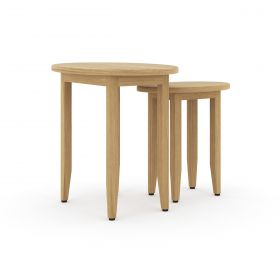 Bellingham Oak Dining Oval Nest of Tables
