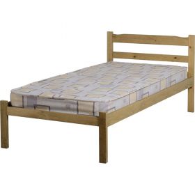 Waxed Pine Petite 3' Bedframe
