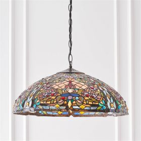 BFS Tiffany Lights Abbotsleigh 3lt Pendant