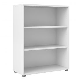 Prime Office  Bookcase 2 Shelves in White