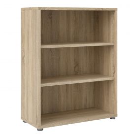 Prime Office  Bookcase 2 Shelves in Oak