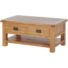 Oakhampton Large Coffee Table + Drawer And Shelf