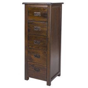 Bali 5 Drawer Narrow Chest