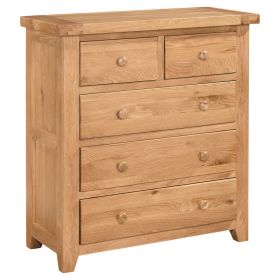 Chalkwell Oak Bedroom 2 over 3 Chest