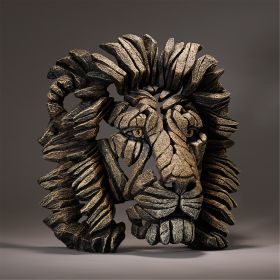 Edge Sculpture Lion Bust - Savannah