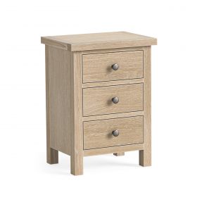 Mansion House Oak White Wash Bedside