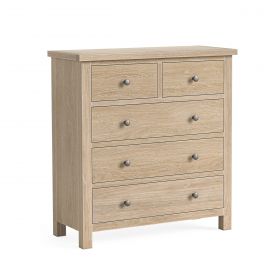 Mansion House Oak White Wash Chest 2 Over 3
